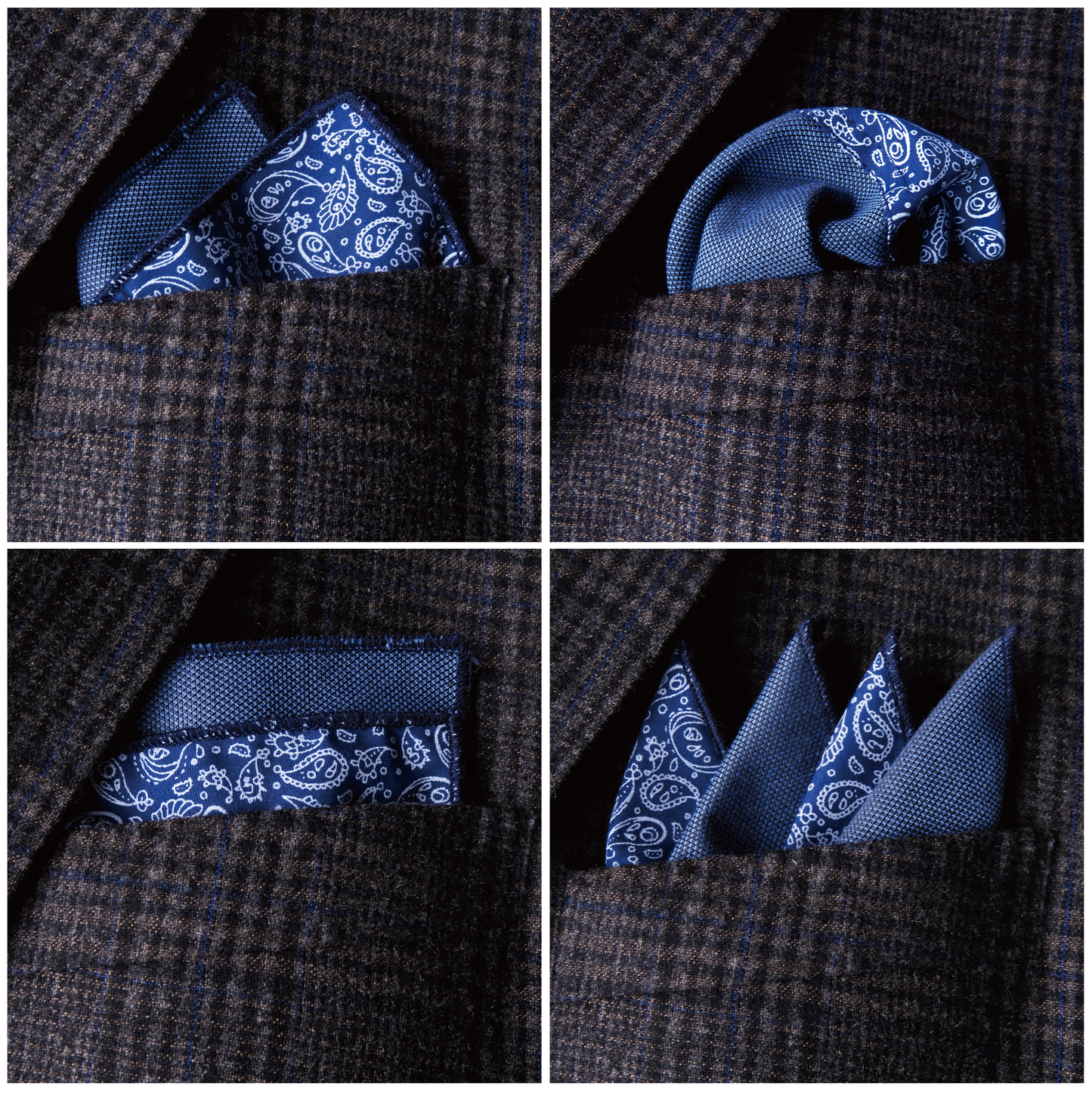 Han-Han Square / Indigo Blue