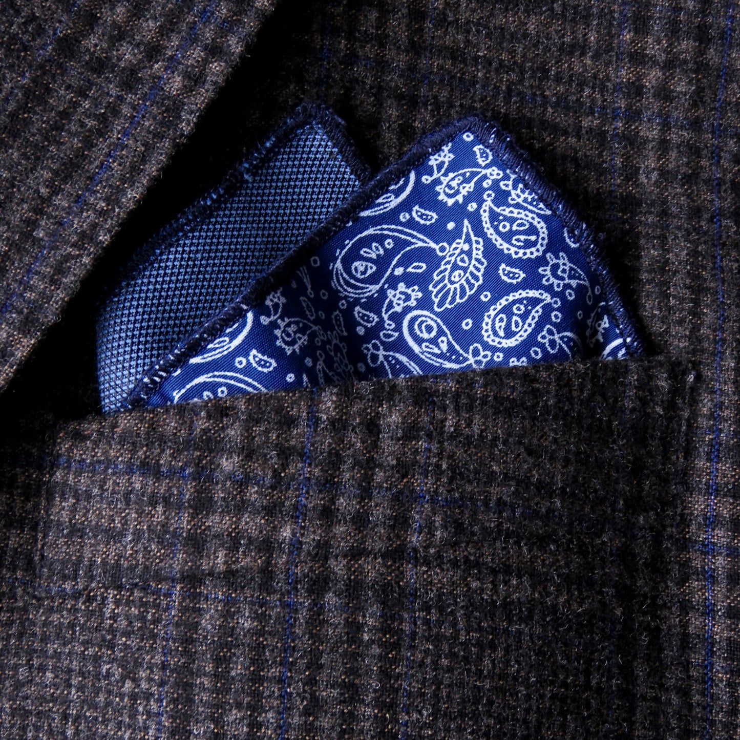 Han-Han Square / Indigo Blue