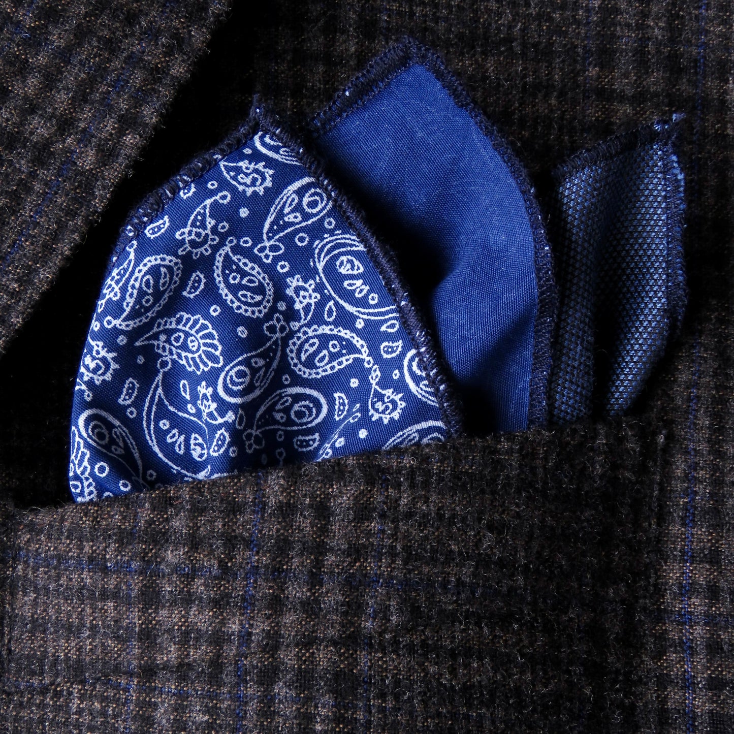Han-Han Square / Indigo Blue