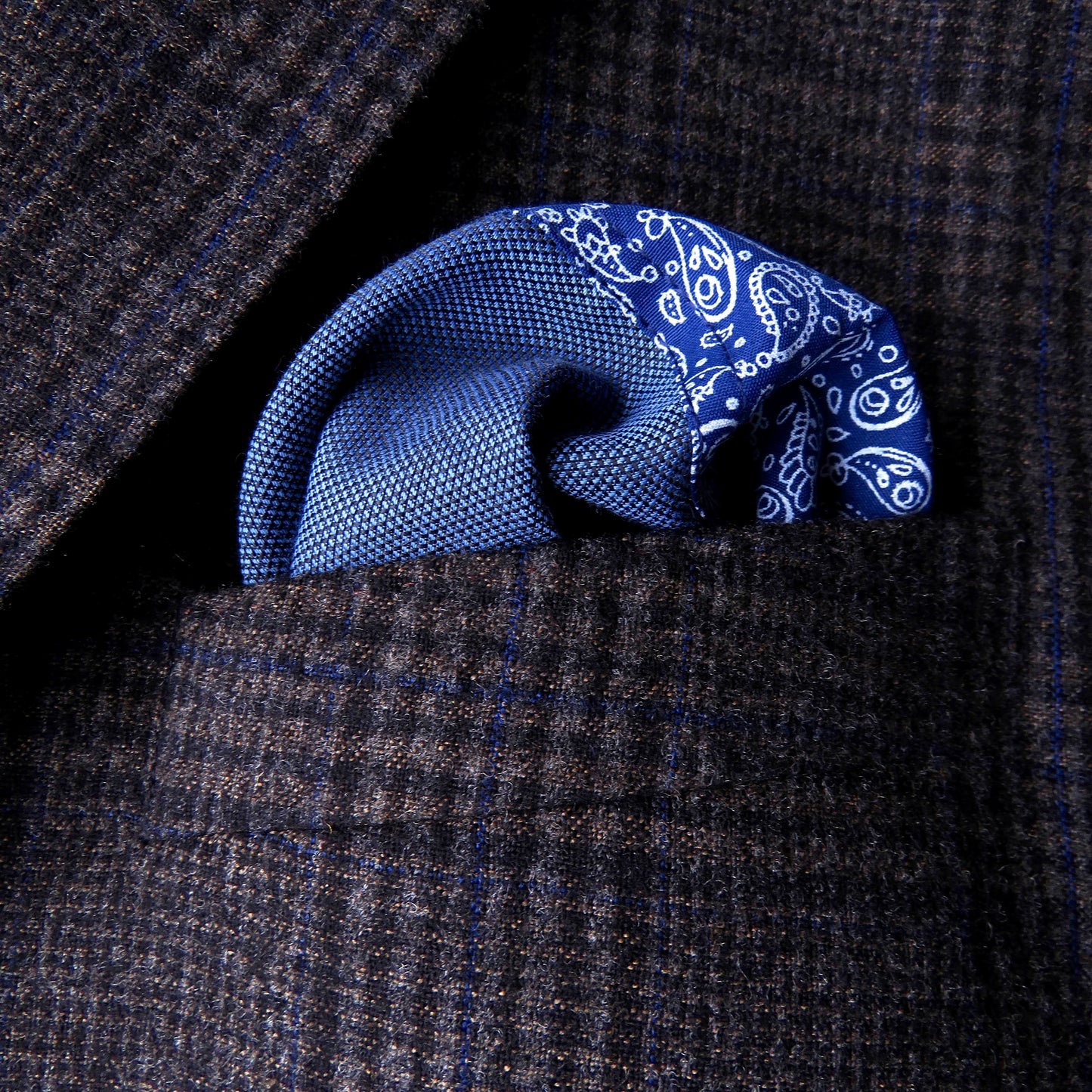 Han-Han Square / Indigo Blue