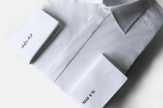 Personalized Shirt Embroidery: Wedding Dates & Meaningful Details