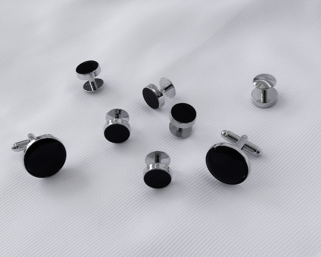 Tuxedo Shirt Studs & Cufflinks: The Complete Black Tie Guide