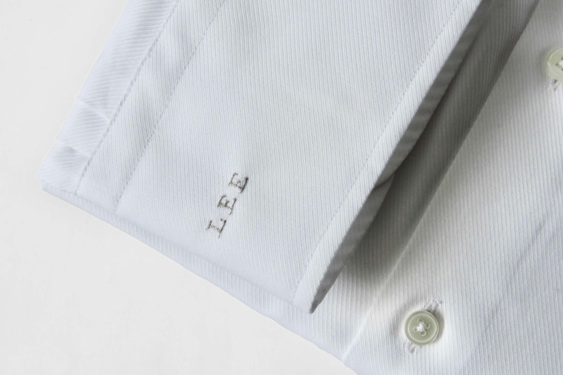 Hand-Embroidered Shirt Initials: A Timeless Tradition