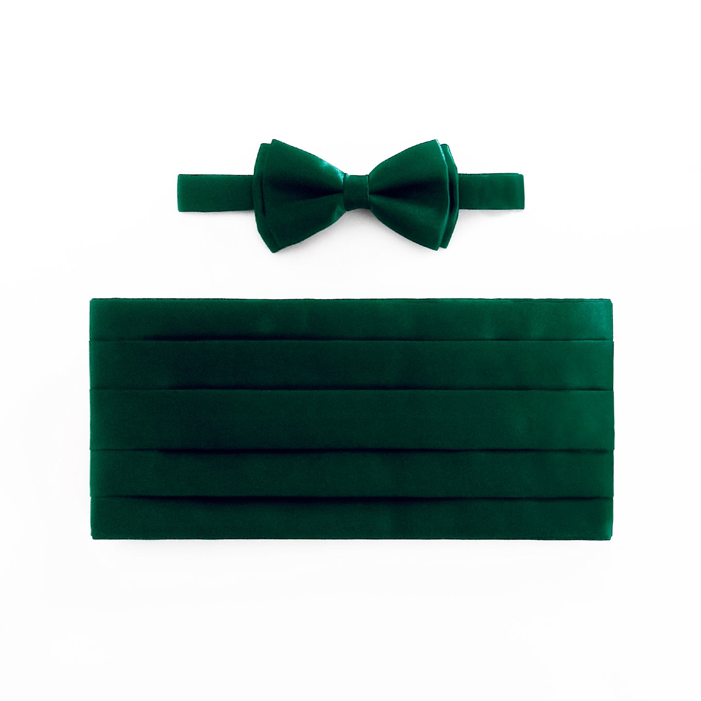 Bow Tie & Cummerbund Set / Green