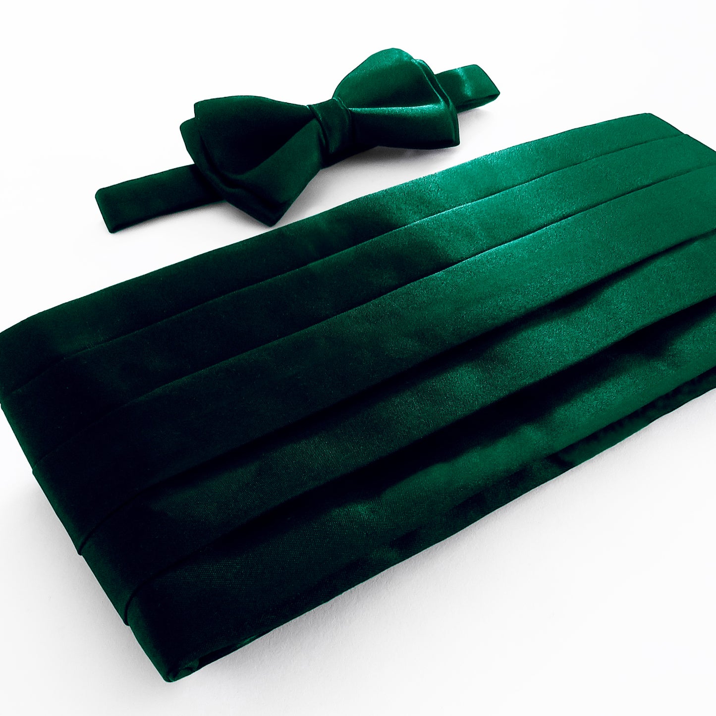 Bow Tie & Cummerbund Set / Green