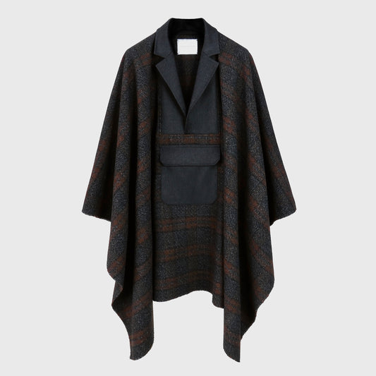 Lucre a Cuadros Marrón Oscuro