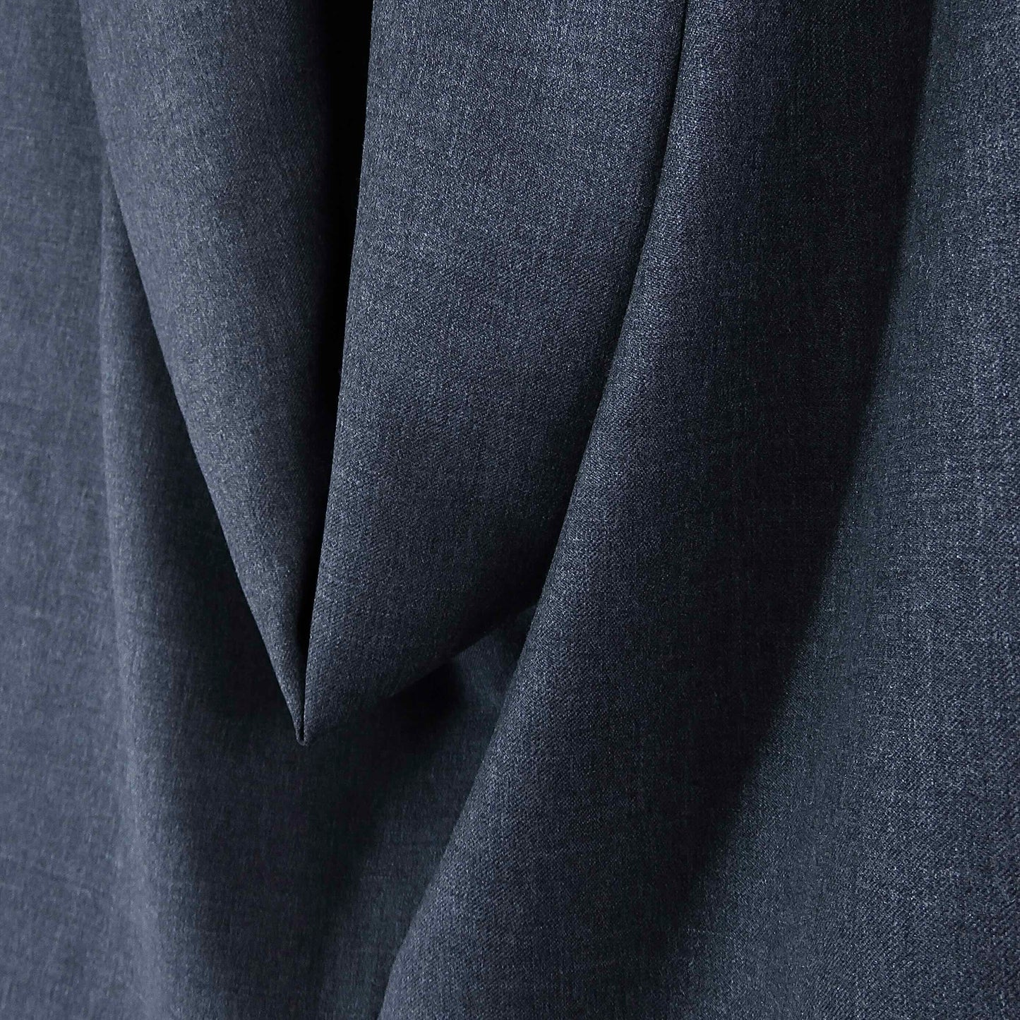 Pullover con Solapa Drapeada Gris Oscuro