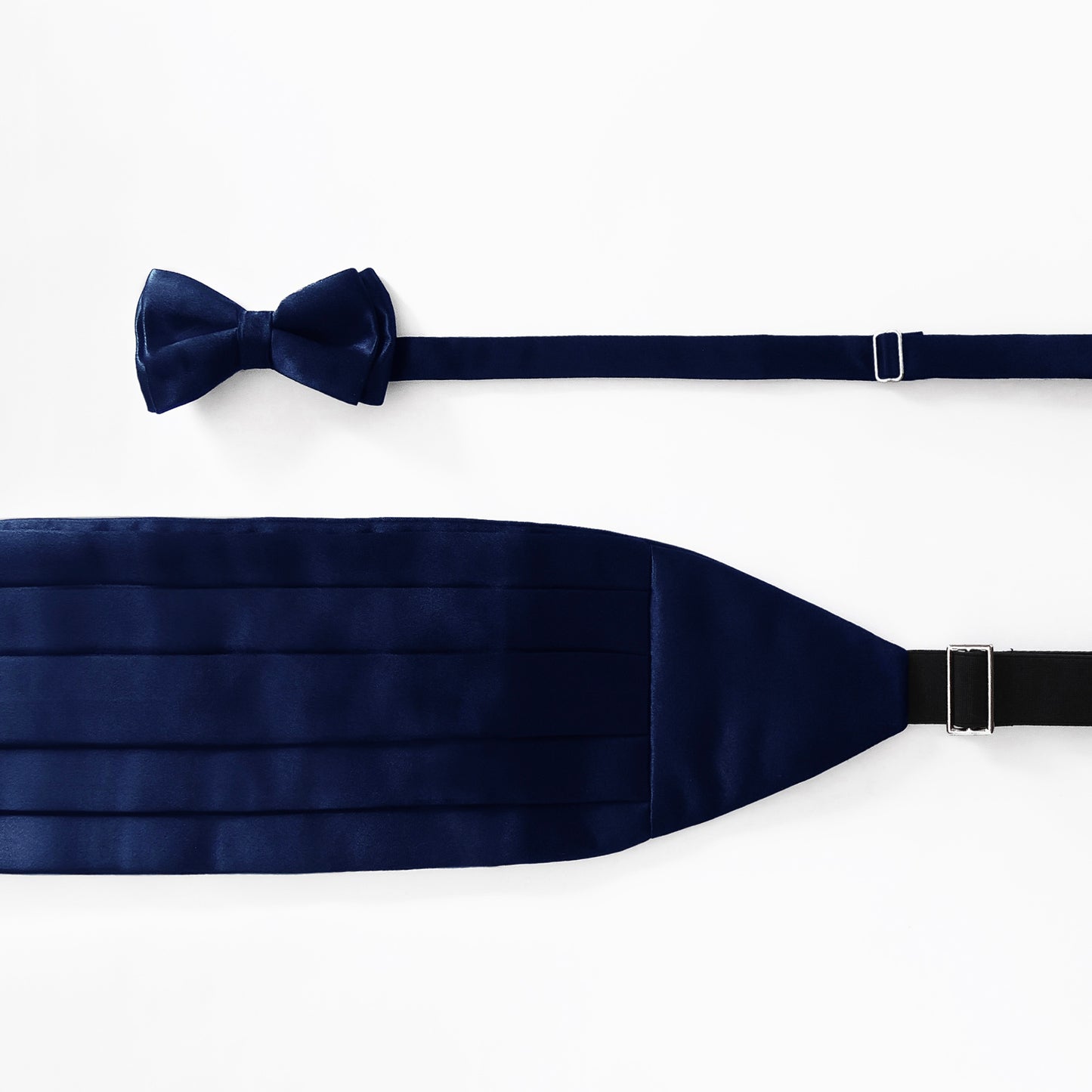 Bow Tie & Cummerbund Set / Navy Blue
