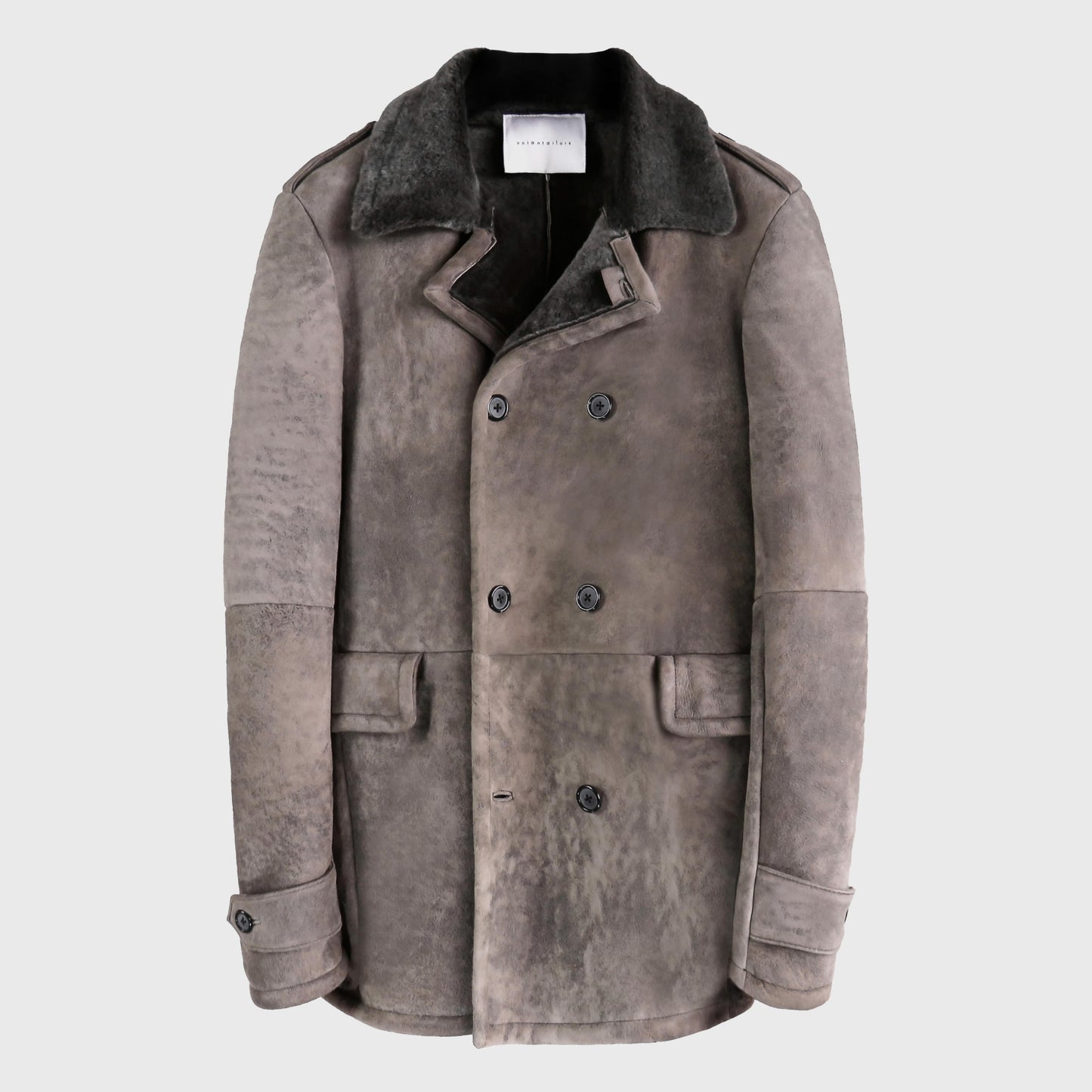 Peacoat Taupe en Piel Mouton