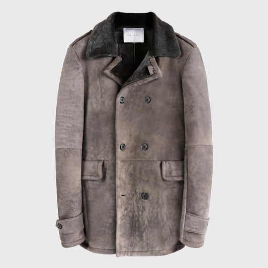 Peacoat Taupe en Piel Mouton