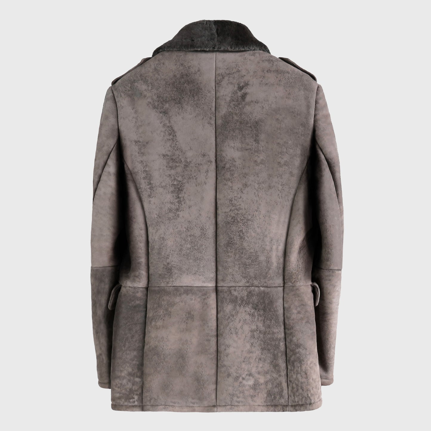 Peacoat Taupe en Piel Mouton