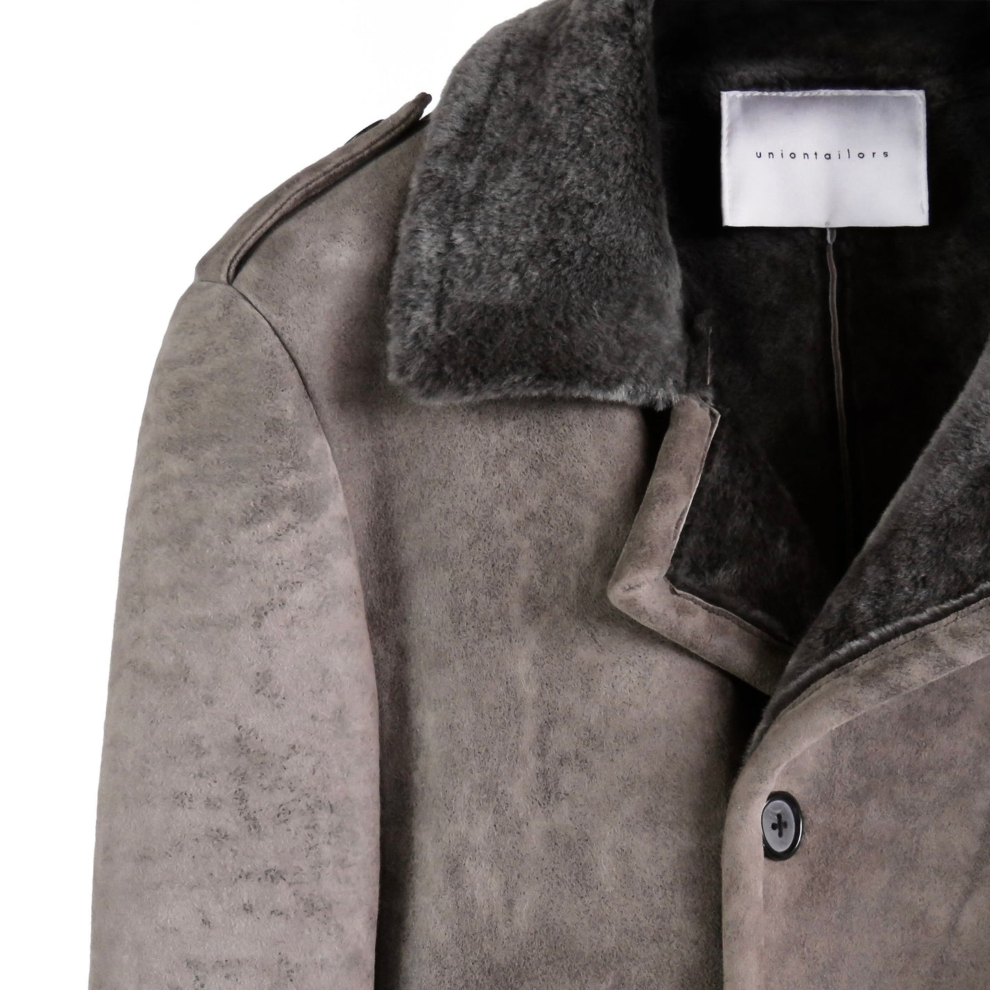 Peacoat Taupe en Piel Mouton